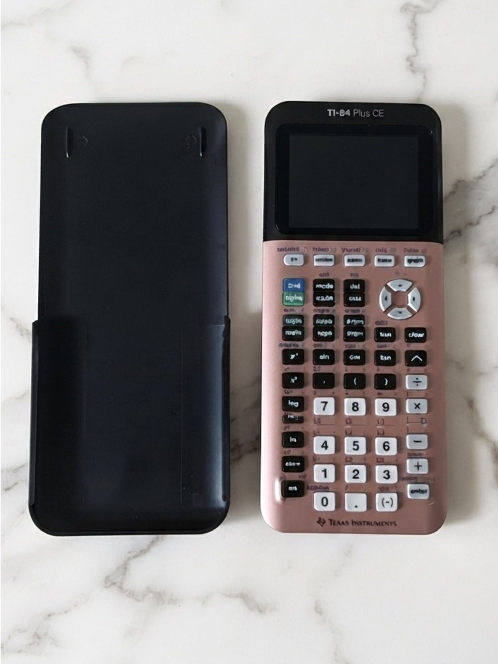 Texas Instruments TI-84 Plus CE Graphing Calculator - Rose Pink and Black